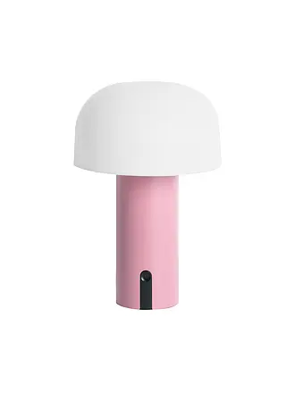 LEITMOTIV | LED Tischlampe LUCA Jungle Green | rosa